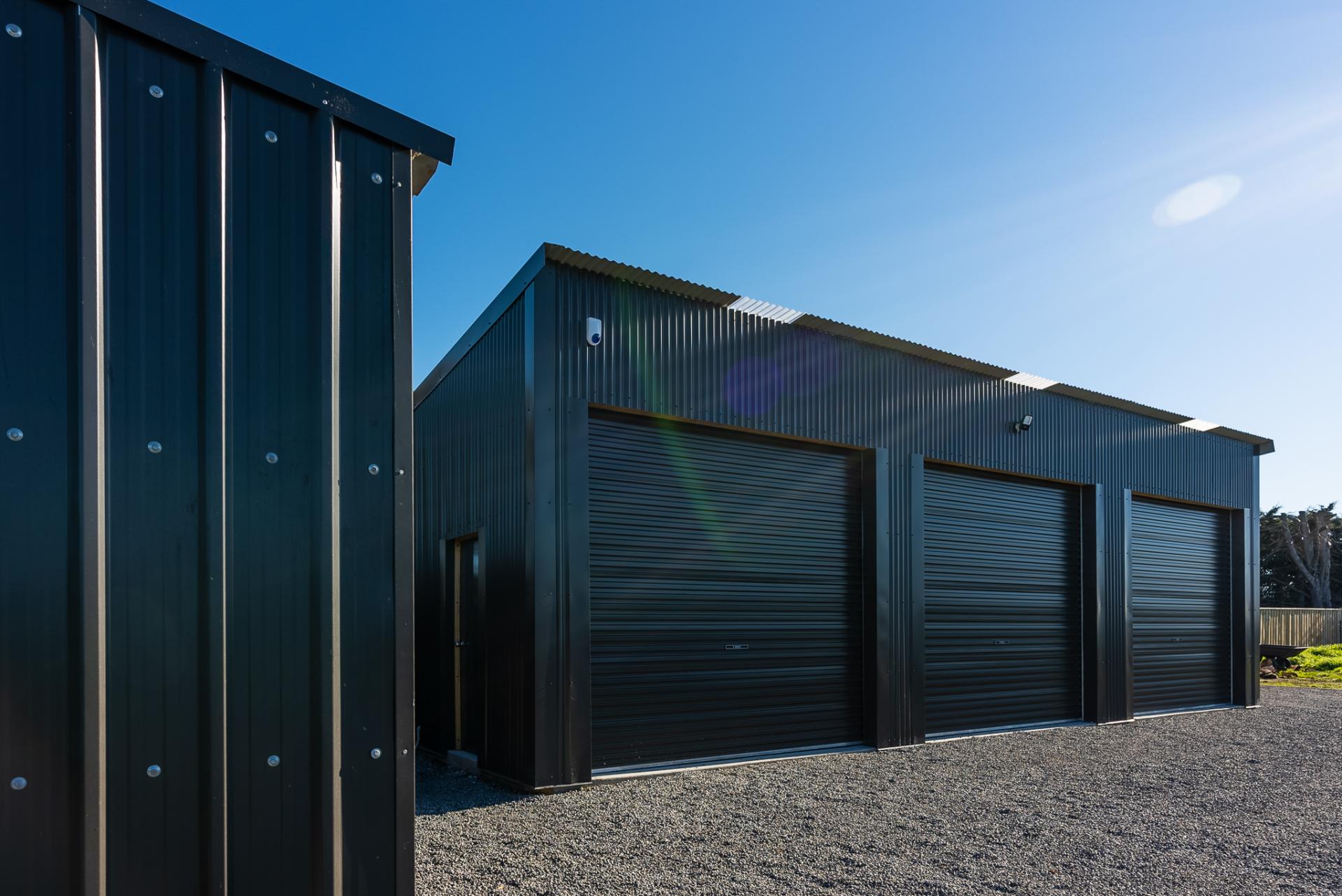 3-bay shed for car storage nz